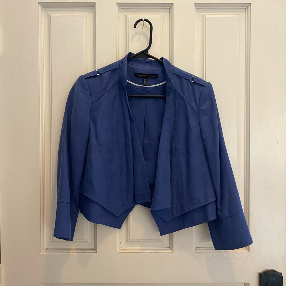 White House Black Market Cropped Blazer